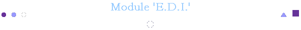 Module 'E.D.I.'